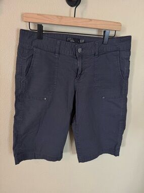 prAna Navy Hiking Shorts Size 8 Lightweight Outdoor Travel